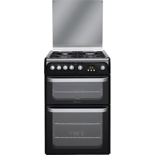 Hotpoint Ultima HUG61K Gas Cooker - Black